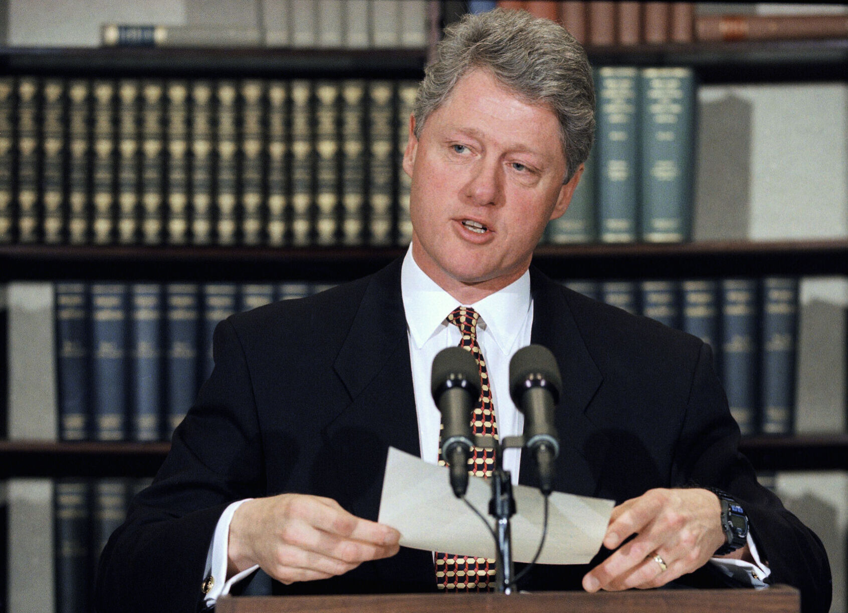1994: Lifts 19-year trade embargo against Vietnam